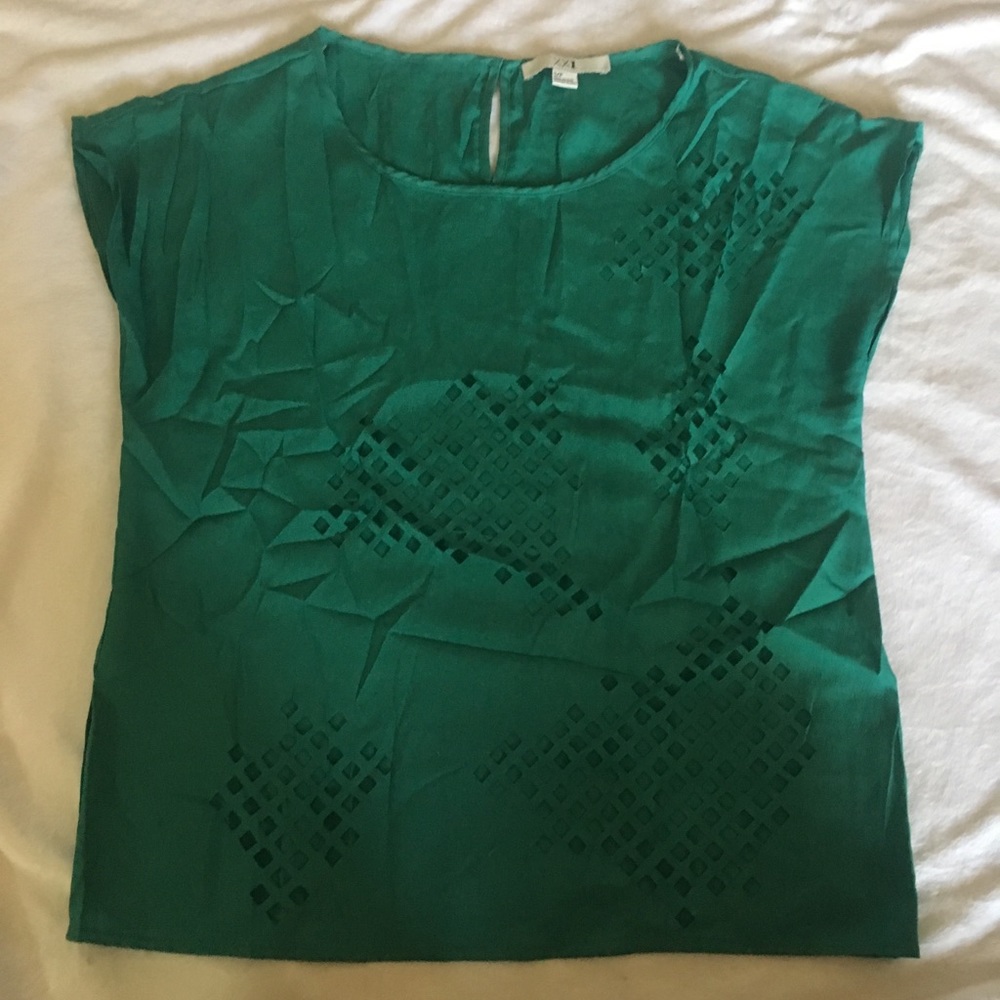 Green tank top